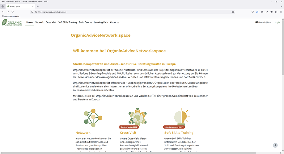 Lernumgebungen – Screenshot 1